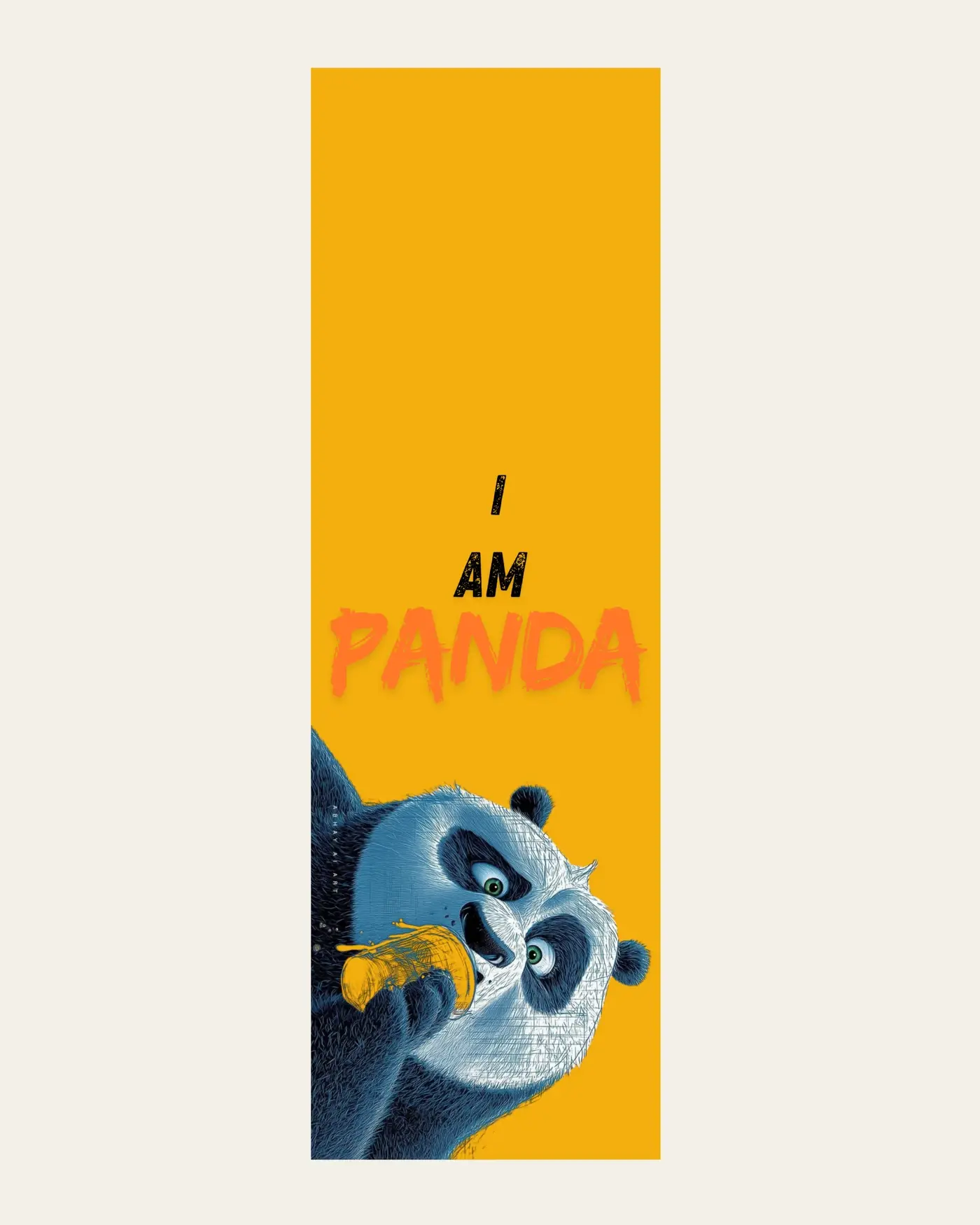i am panda: bookmark